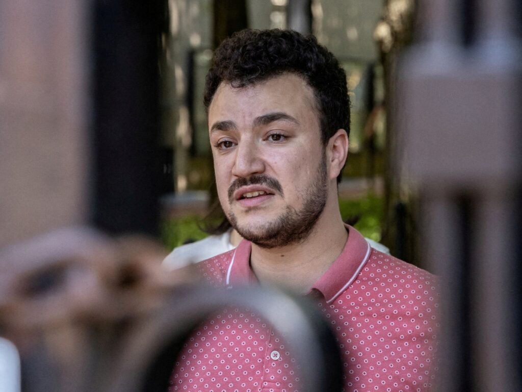 Detained Columbia activist Khalil’s wife slams claims he is Hamas supporter | Protests News