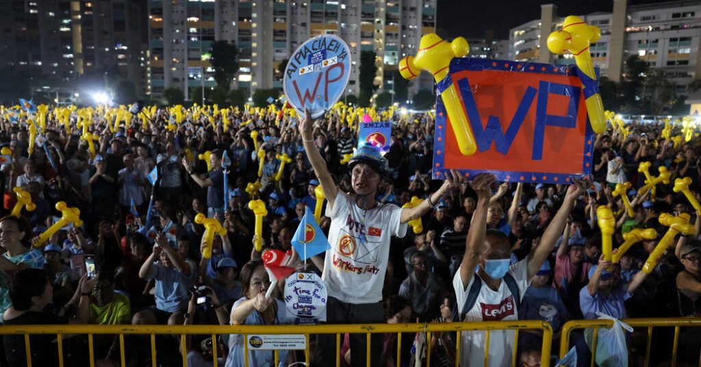 In Singapore’s Election, All Eyes Are on the Margin of Victory, Not the Winner