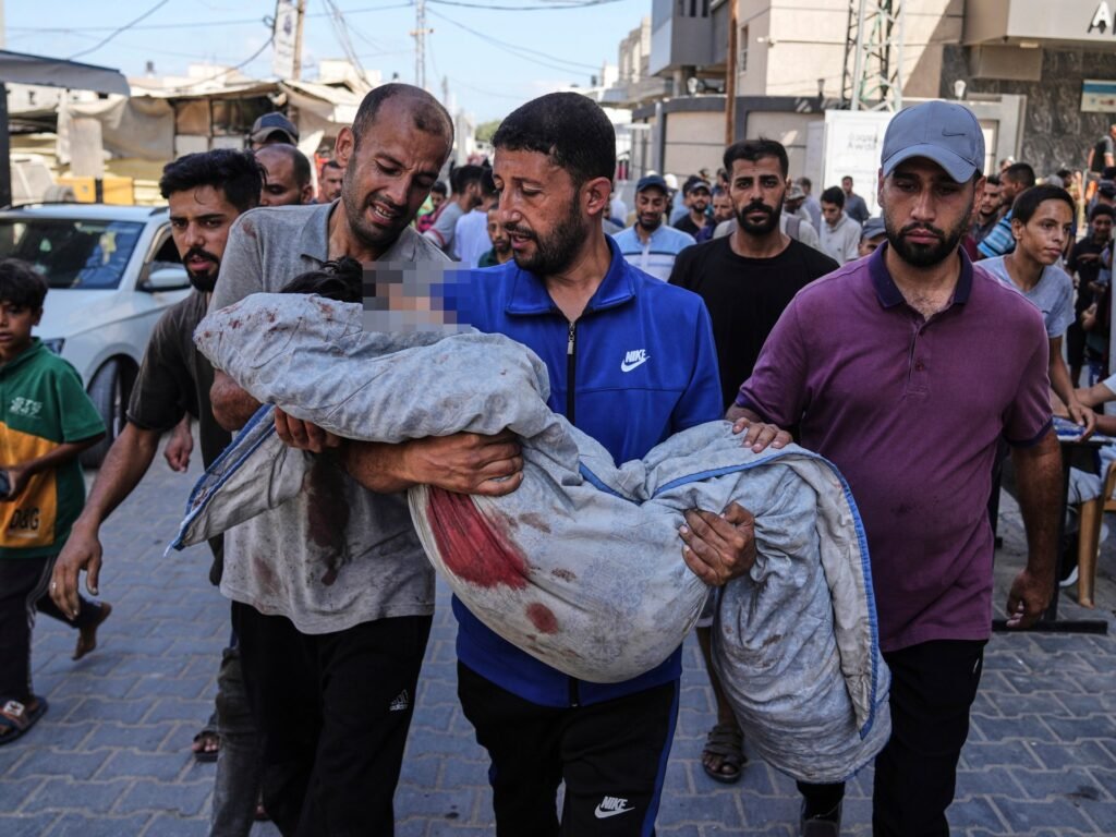 Israel bombs Gaza market, water point, as overall death toll passes 58,000 | Israel-Palestine conflict News