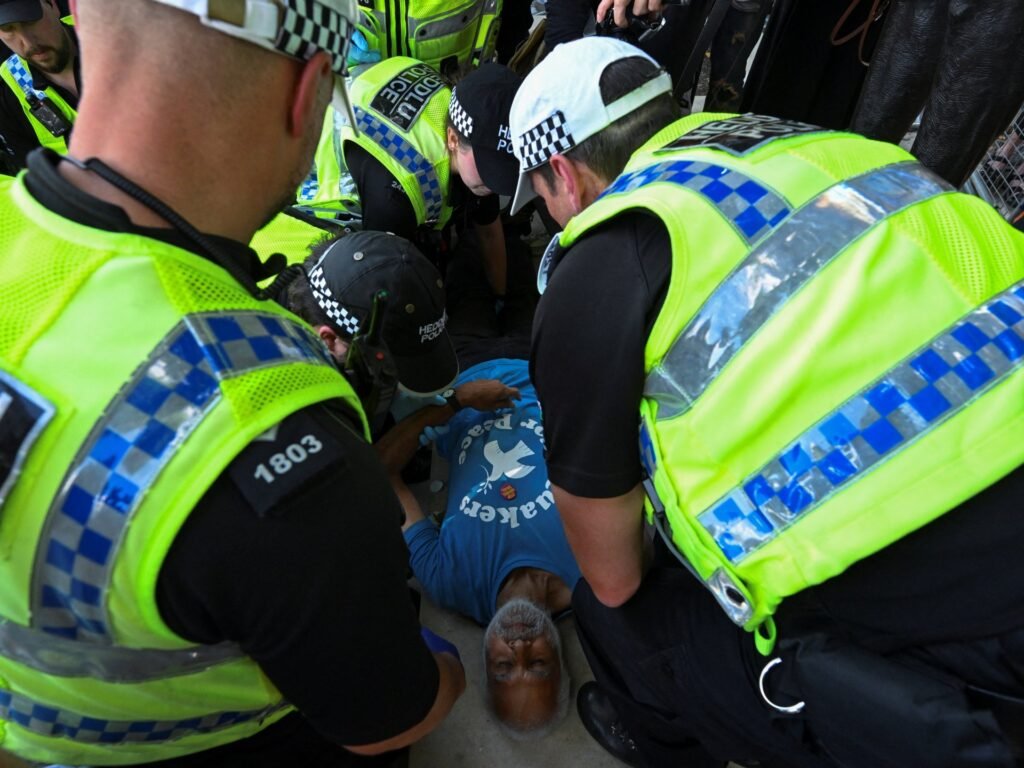UK police arrest at least 200 people at Palestine Action protest in London | Protests News