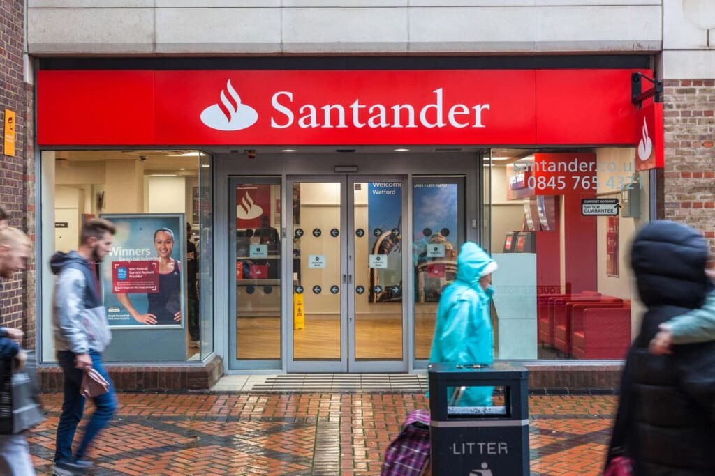 Full list of Santander branches closing this week