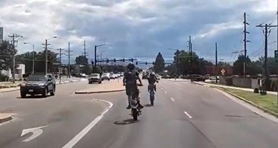 Motorcyclist Gets Taught a Hard Lesson After Performing Dangerous Stunts in Front of Police Officers (VIDEO) | The Gateway Pundit