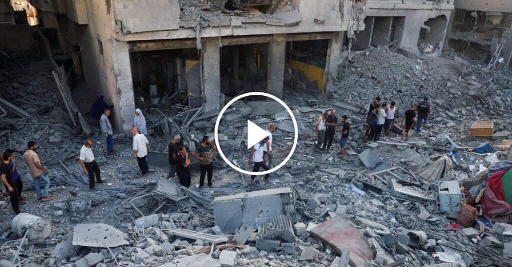 Israel Bombards Gaza City as It Announces Ground Operation