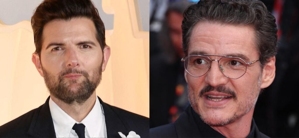 Pedro Pascal’s Awkward Emmy Hug With Adam Scott Goes Viral