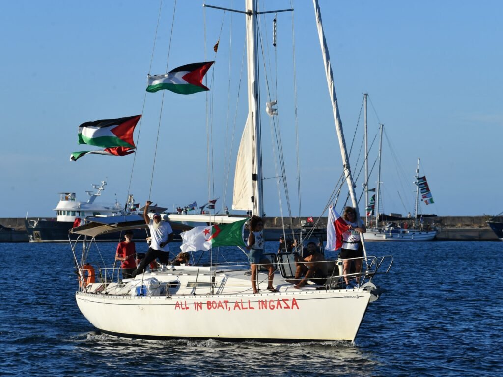 Global Sumud Flotilla sets sail from Tunisia to break Gaza blockade | Gaza News