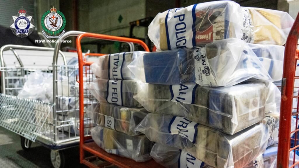 Three Sydney dockworkers charged over massive cocaine shipment