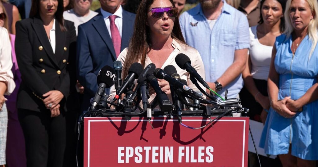 Epstein’s victims won’t let Trump push their story aside