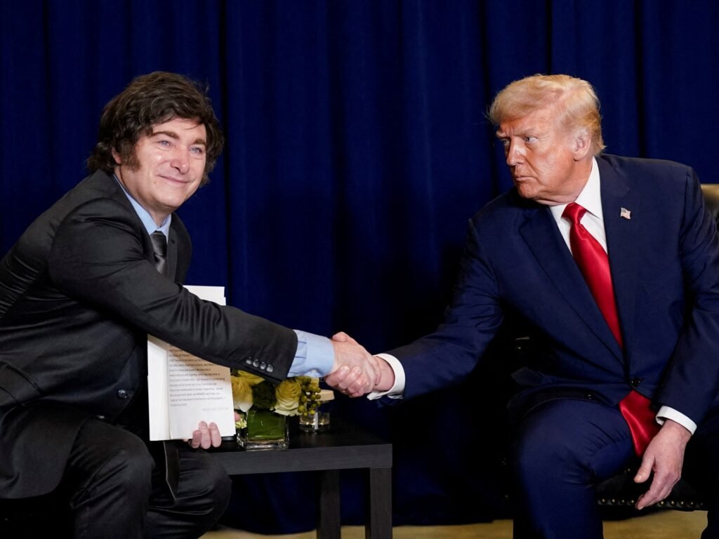 US buys Argentinian pesos, finalises $20bn currency swap, says US Treasury | Business and Economy News