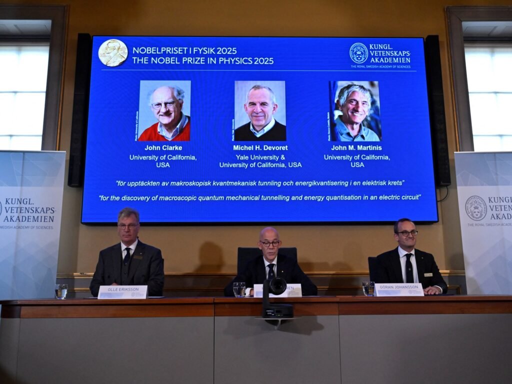 Nobel Prize for Physics awarded to trio for quantum mechanics discoveries | News
