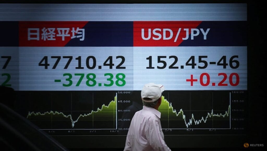 Asian stocks pare tariff-led losses, Tokyo hit by political turmoil