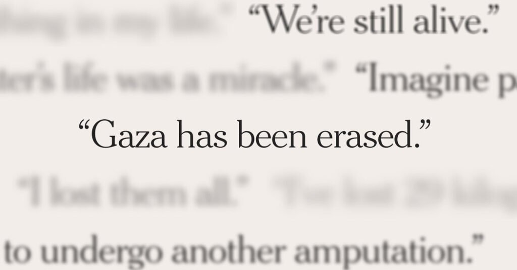 We Tried to Reach Gazans We Interviewed Over Two Years of War. Here’s What Happened to Them.