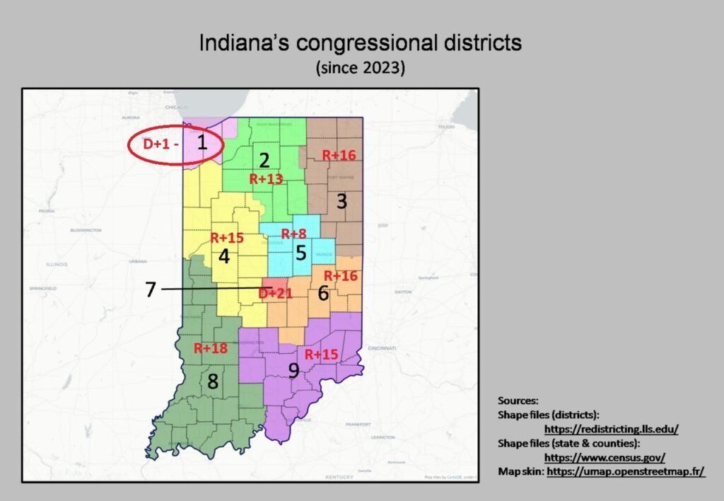 Pathetic: Indiana RINOS Refuse to Redistrict to Add a New Republican US Congressional Seat – Republicans Hold 39-10 Majority in Indiana Senate! | The Gateway Pundit