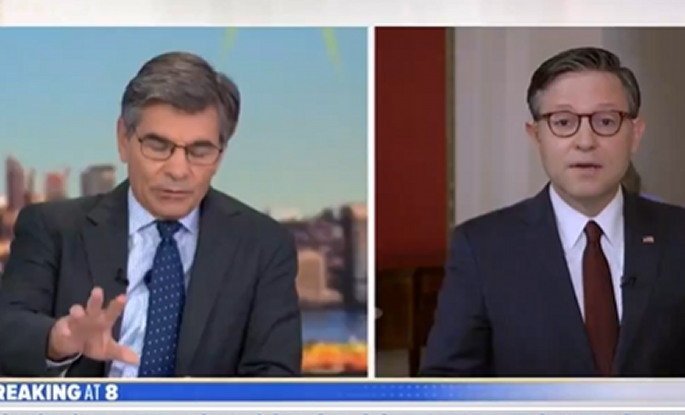 Speaker Mike Johnson OWNS George Stephanopoulos in Debate Over Democrats Supporting Healthcare for Illegals (VIDEO) | The Gateway Pundit