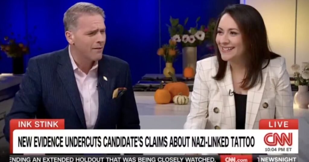 CNN’s Scott Jennings TORCHES Hypocrite Democrats — Exposes Radical Left’s Love Affair with a Candidate Sporting an ACTUAL Nazi Tattoo While Smearing Trump as “Hitler” | The Gateway Pundit