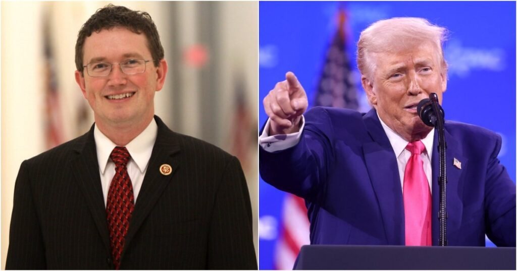 President Trump UNLEASHES on “Weak and Pathetic RINO” Rep. Thomas Massie as He Reveals the Person He’s Backing to Primary Massie Out of Congress | The Gateway Pundit