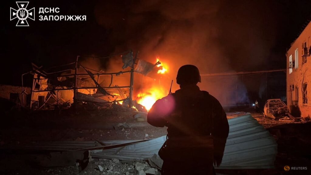 Russia rains drones and missiles on Ukraine, Poland scrambles aircraft