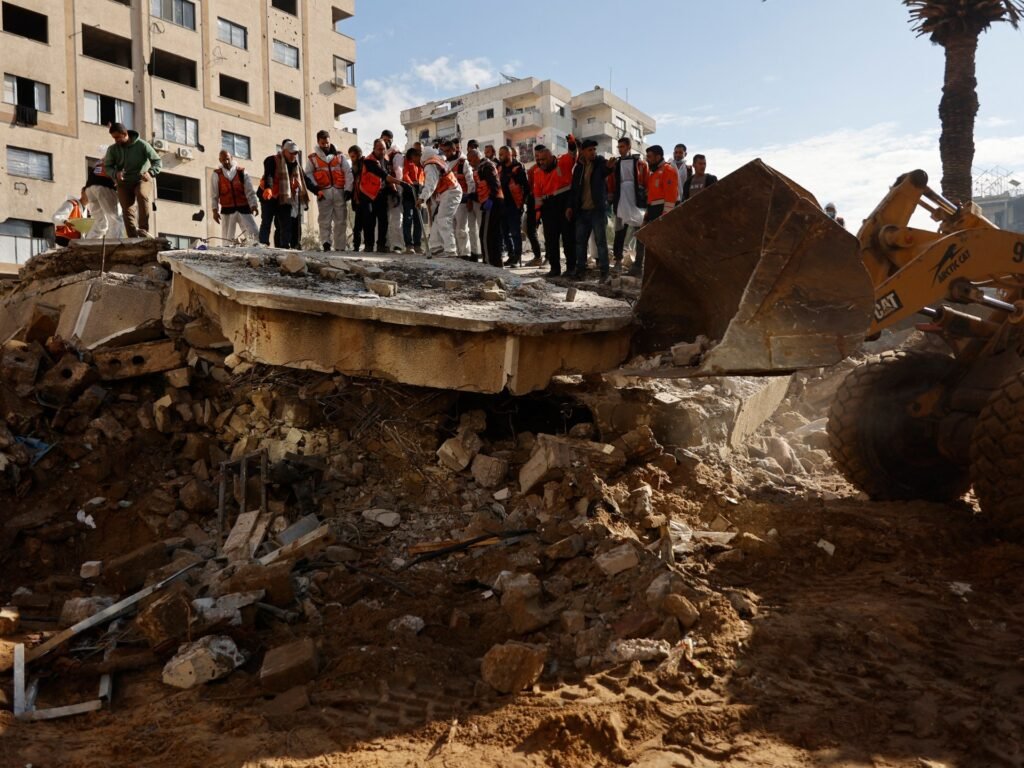Gaza authorities struggle to recover bodies from rubble amid winter storms | Israel-Palestine conflict News