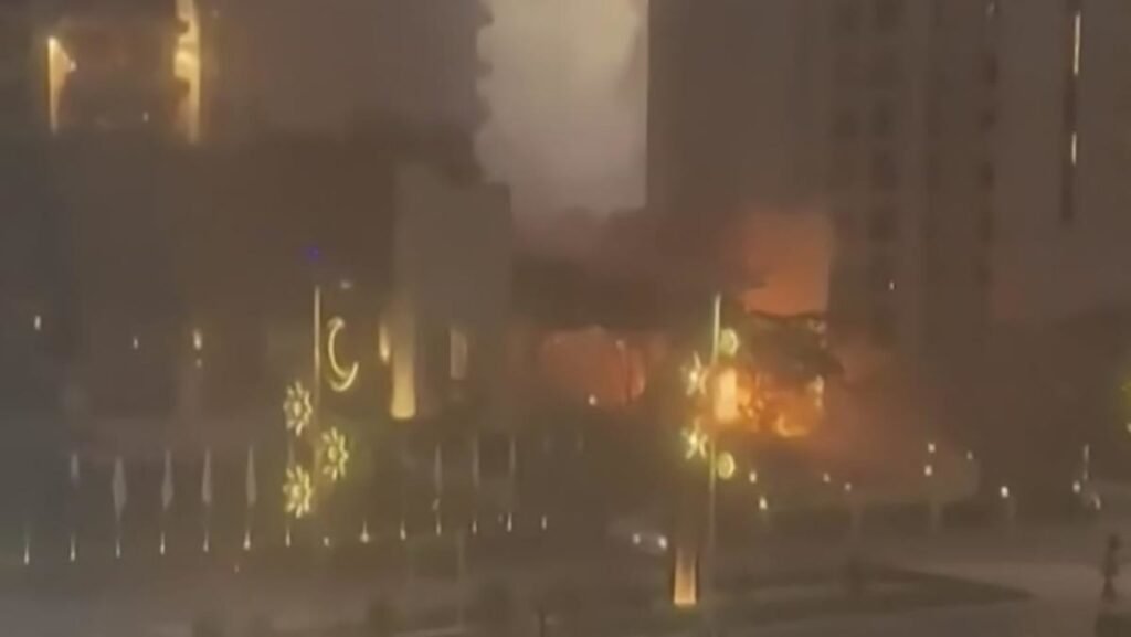 Explosion at Dubai landmark The Palm, as Iran launched strikes across the Gulf