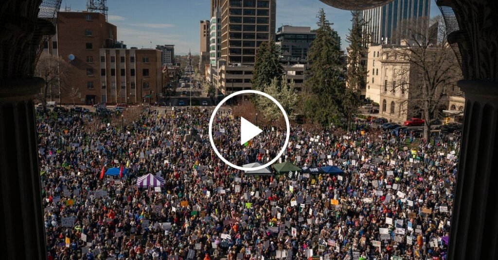 ‘No Kings’ Protesters Rally From Coast to Coast