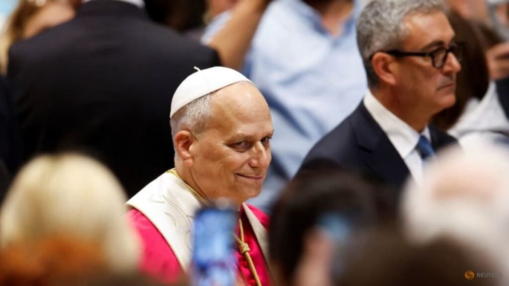 In fiery speech, Pope Leo says ‘Enough to war!’