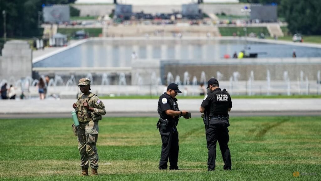 US authorities investigate huge ‘8647’ marking on grounds of National Mall in Washington