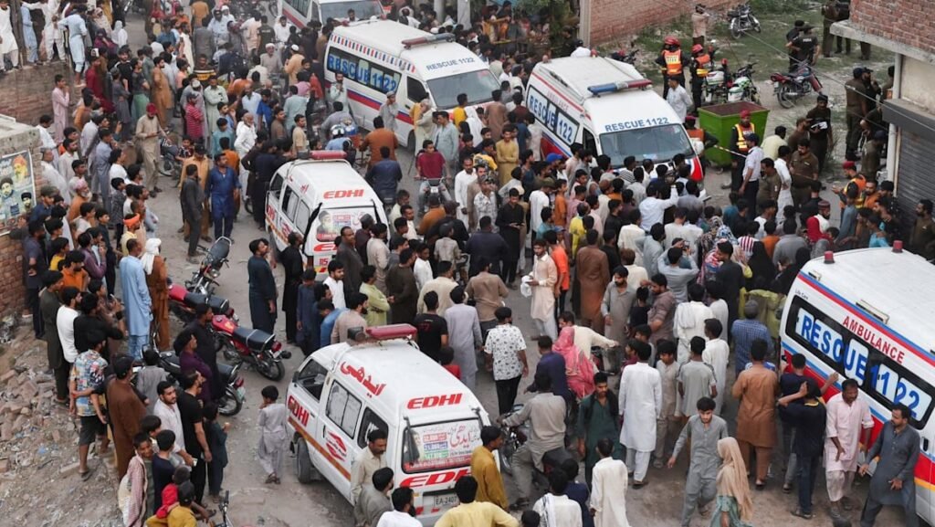Pakistan tutoring centre roof collapses, killing 14 children