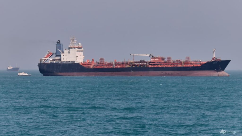 Oil tanker hit by ‘unknown projectile’ in Strait of Hormuz region: Maritime agency