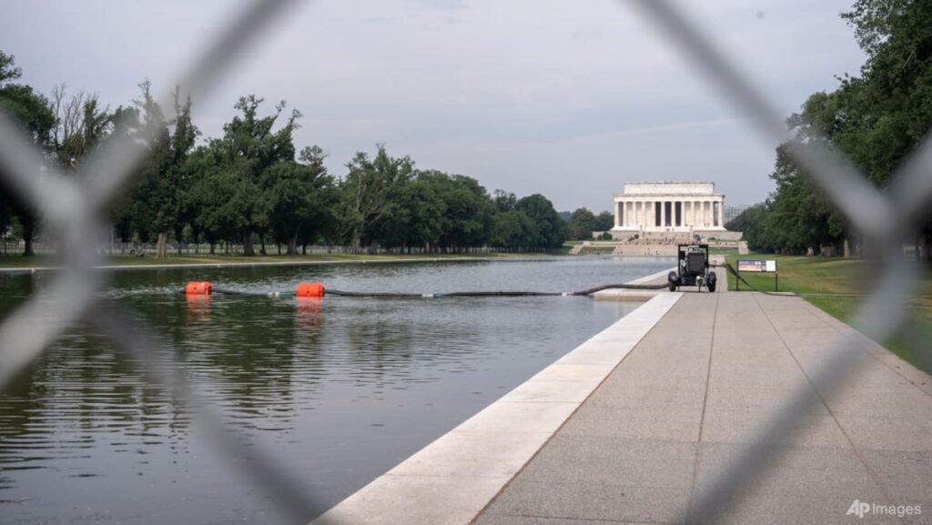 Trump says Reflecting Pool to be refilled after repairs