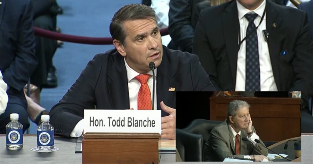 Senate Judiciary Committee Postpones Key Vote to Advance Todd Blanche AG Nomination as Cornyn and Tillis Make Demands * The Gateway Pundit * by Cristina Laila