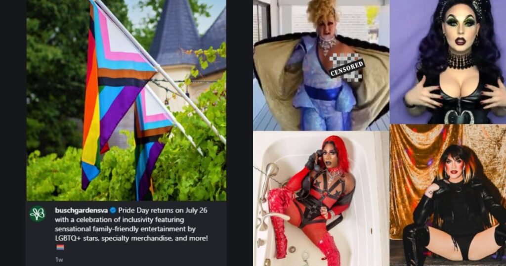 Busch Gardens Hosting ‘Family-Friendly’ Pride Day Featuring Degenerate Drag Performers * The Gateway Pundit * by Cassandra MacDonald