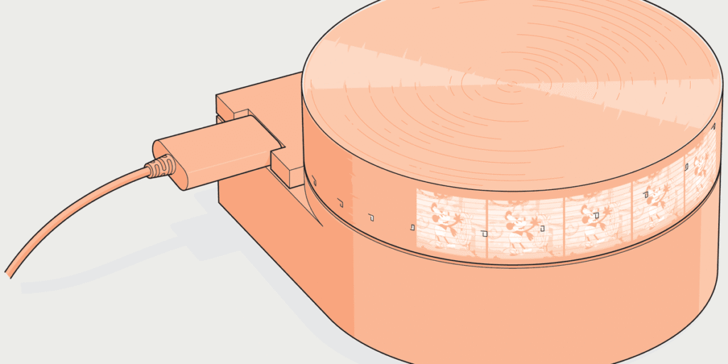 Tiny Mechanical TV Drum Delivers Shockingly Sharp 4K