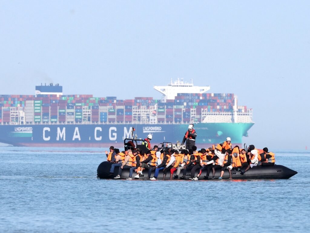 More than 150 people rescued in English Channel after boat catches fire | Migration News