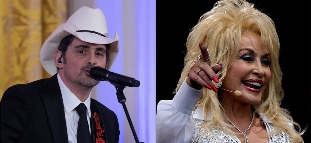 Brad Paisley Chokes Up As Dolly Parton Duet Has New Meaning