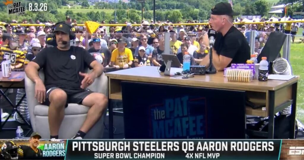 GOING VIRAL: Aaron Rodgers RIPS Into “Absolute Coward” Fauci During Interview at Steelers Training Camp (VIDEO)