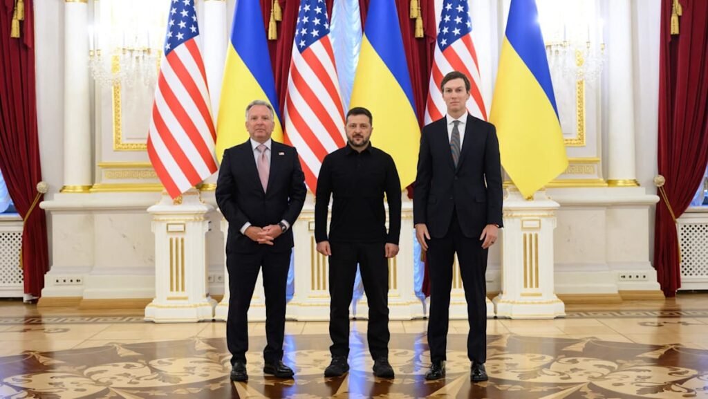 US envoys make first Kyiv visit amid Ukraine war peace push