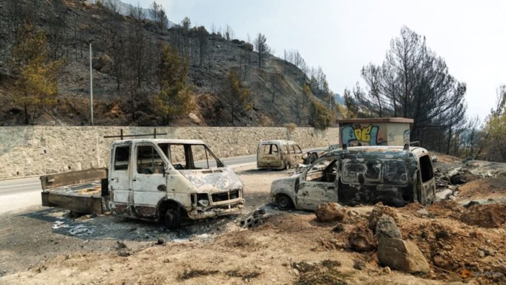 About 500 evacuated as wildfire rages on Croatian island of Brac